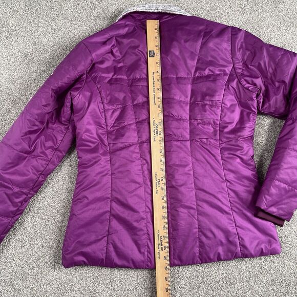 Columbia Kaleidaslope Omni Heat Womens Puffer Jacket Coat Purple Size Large - Picture 11 of 13